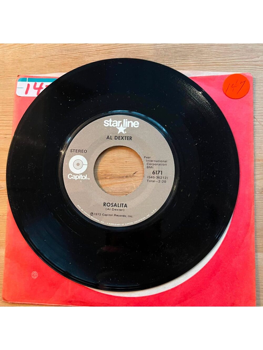 Al Dexter - Rosalita/Pistol Packin' Mama 45rpm VG+ R11